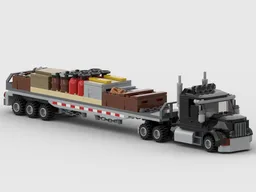Truck & Flatbed Trailer