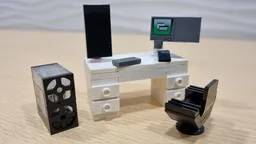 Gaming Setup - Minifig Scaled