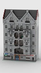 Old Buidling in Berlin Style, with interior