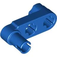 Technic Beam 3 x 0.5 Liftarm with Boss and Pin / Crank / Blue