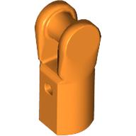 Lego Bar Holder with Hole and Bar Handle / Orange