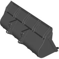 Technic Digger Bucket 10 x 18 / Black