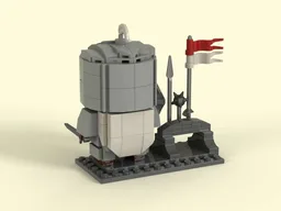 Brick-built Warrior: Templar Knight