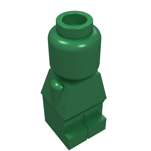Lego Microfig [PLAIN] / Green