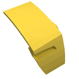 Technic Panel Car Mudguard Right / Yellow