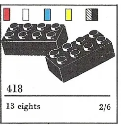 2 x 4 Bricks (The Building Toy)