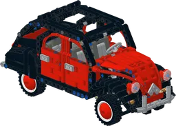 Citroen 2CV Charleston black / Red