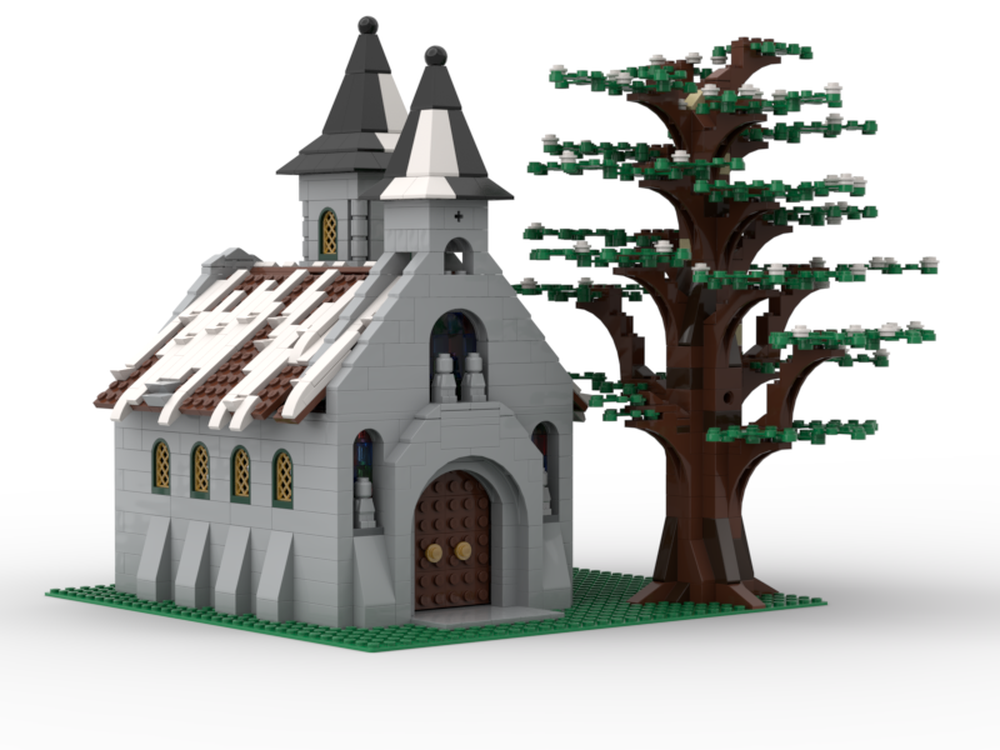 Lego Winter Church