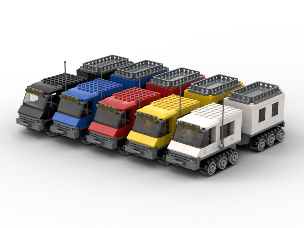 Lego Bandvagn 206 (track vehicle) - 5 pack