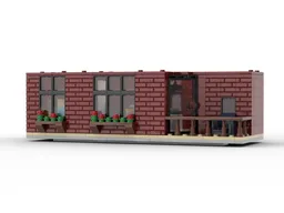 Dark red Apartment