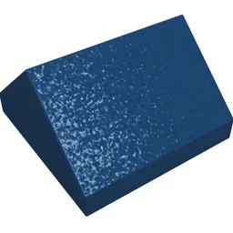 Brick Sloped 45° 2 x 2 Double / Dark Blue