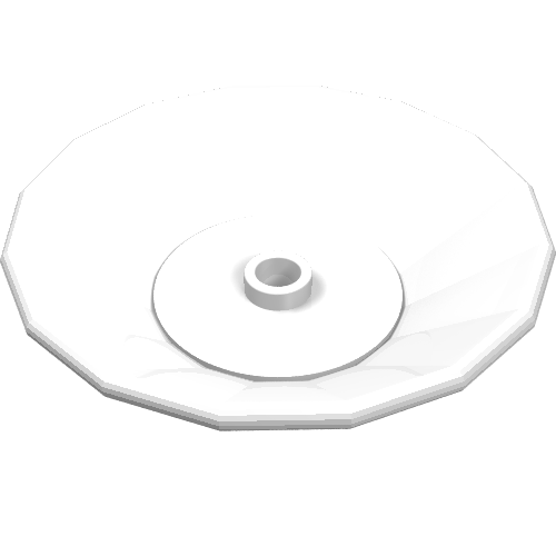 Lego Dish 5 x 5 / White