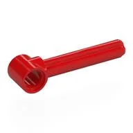 Technic Pin Connector Hub with 3L Axle / Red