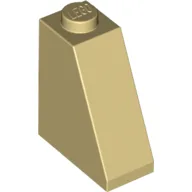 Brick Sloped 65° 2 x 1 x 2 / Tan