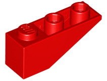 Lego Slope, Inverted 33 3 x 1 / Red