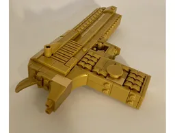 Golden Desert Eagle handgun