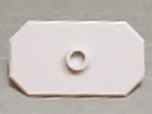 Shield Rectangular with Stud [Plain]