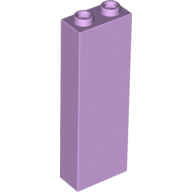Lego Brick 1 x 2 x 5 with Hollow Studs / Lavender