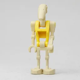 Battle Droid Commander, One Bent Arm, One Straight Arm, Yellow Torso