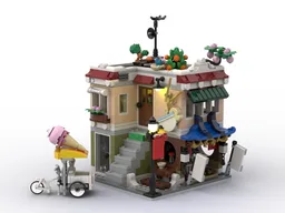 Lego 31131-1 Downtown Noodle Shop Mini Modular modification