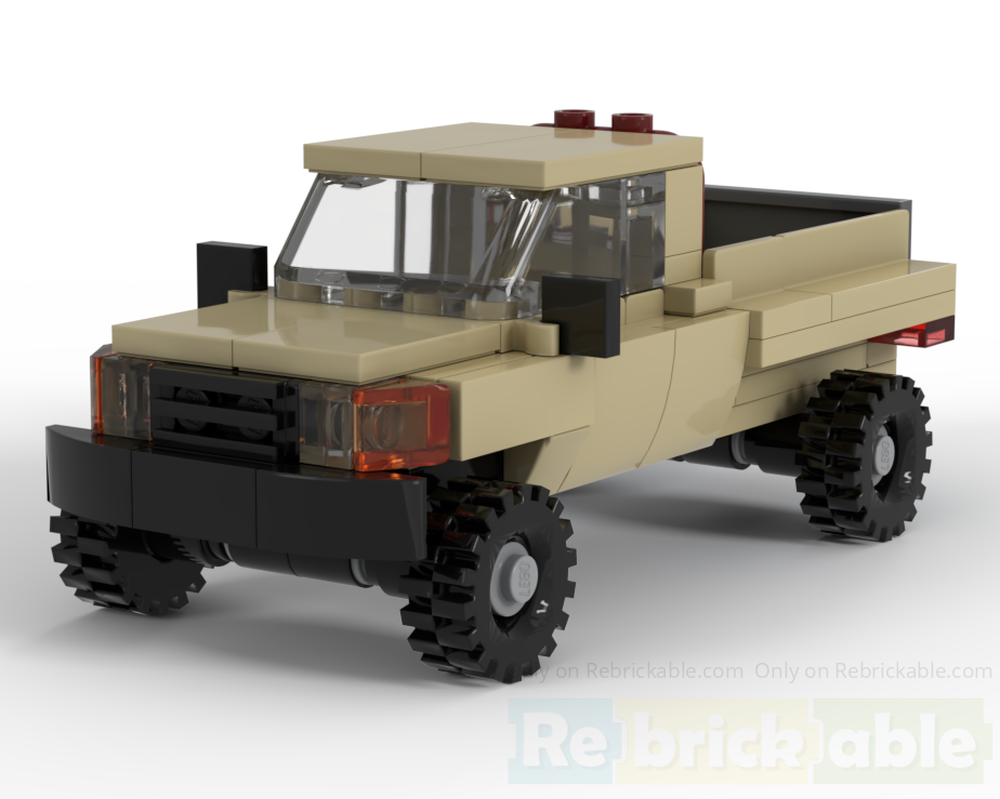 Lego Toyota Land Cruiser 79 series pickup truck