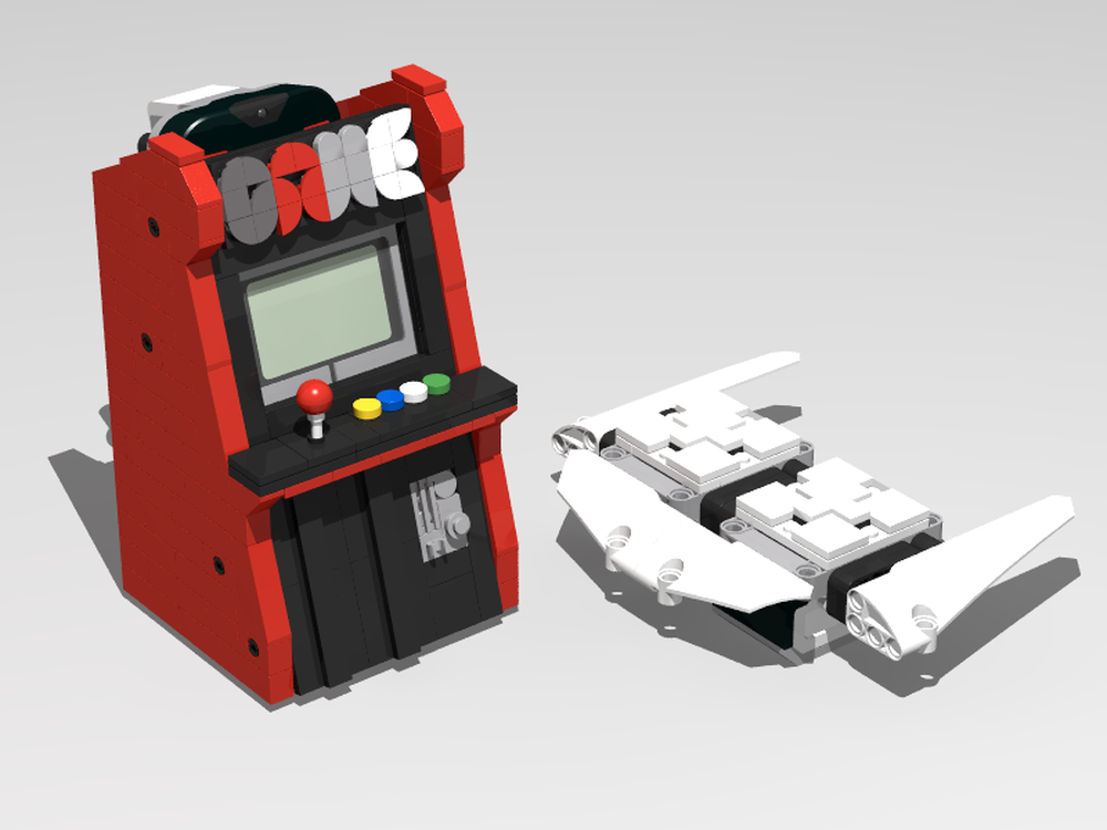 Lego Mini Arcade Machine With Gamepad
