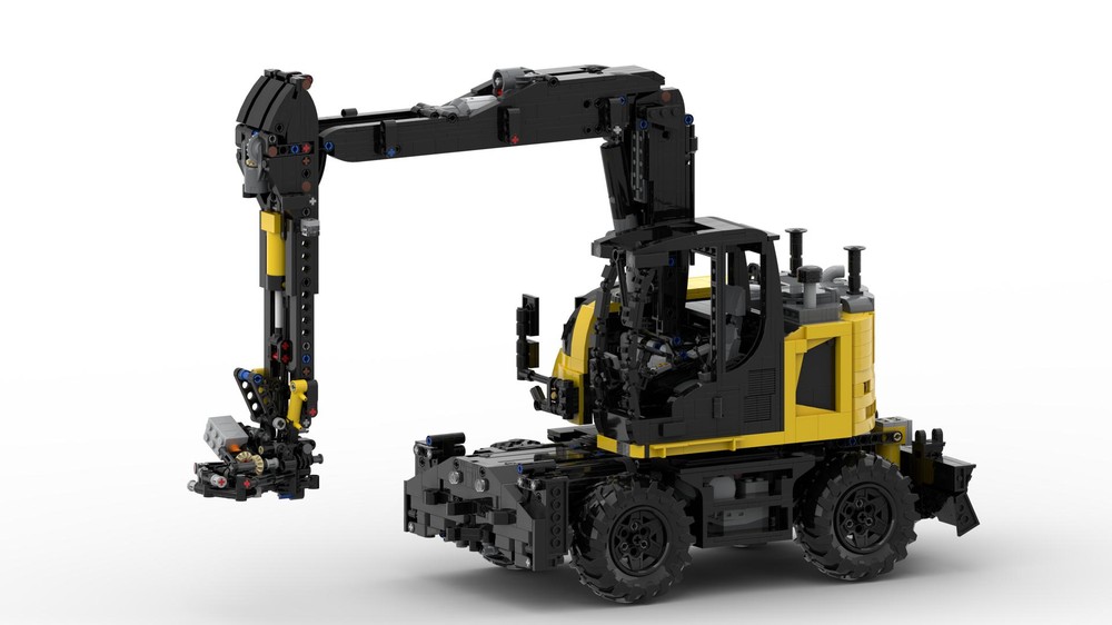 Lego Liebherr 918 compact in Excavator sweden style
