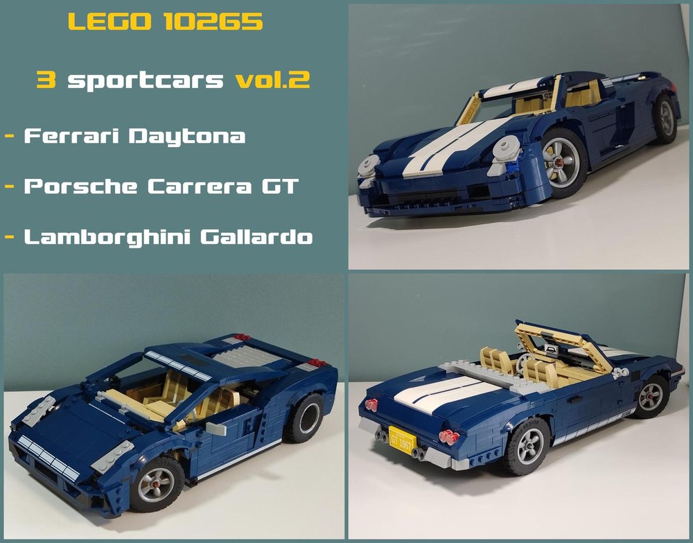 Lego 10265 Ferrari\Porsche\Lamborghini vol.2