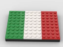 Italian Flag (Bricks or Tiles)