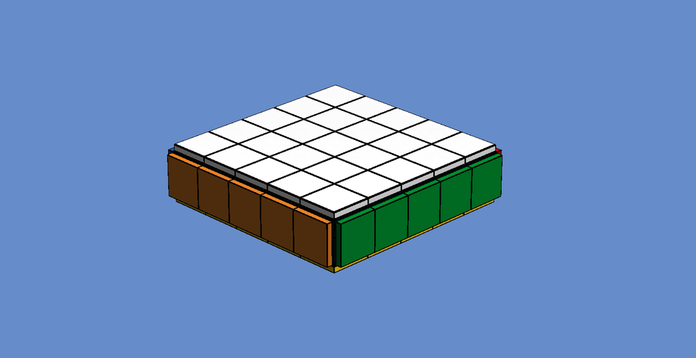 Lego Non-Functional 5x5x1 "Floppy" Cuboid