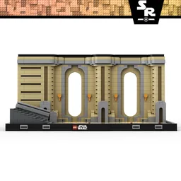 Coruscant Temple Diorama