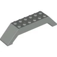 Brick Sloped 45° 10 x 2 x 2 Double / Light Gray