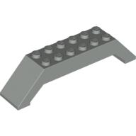 Lego Brick Sloped 45° 10 x 2 x 2 Double / Light Gray