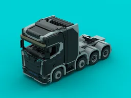 SCANIA 8X4 black tractor