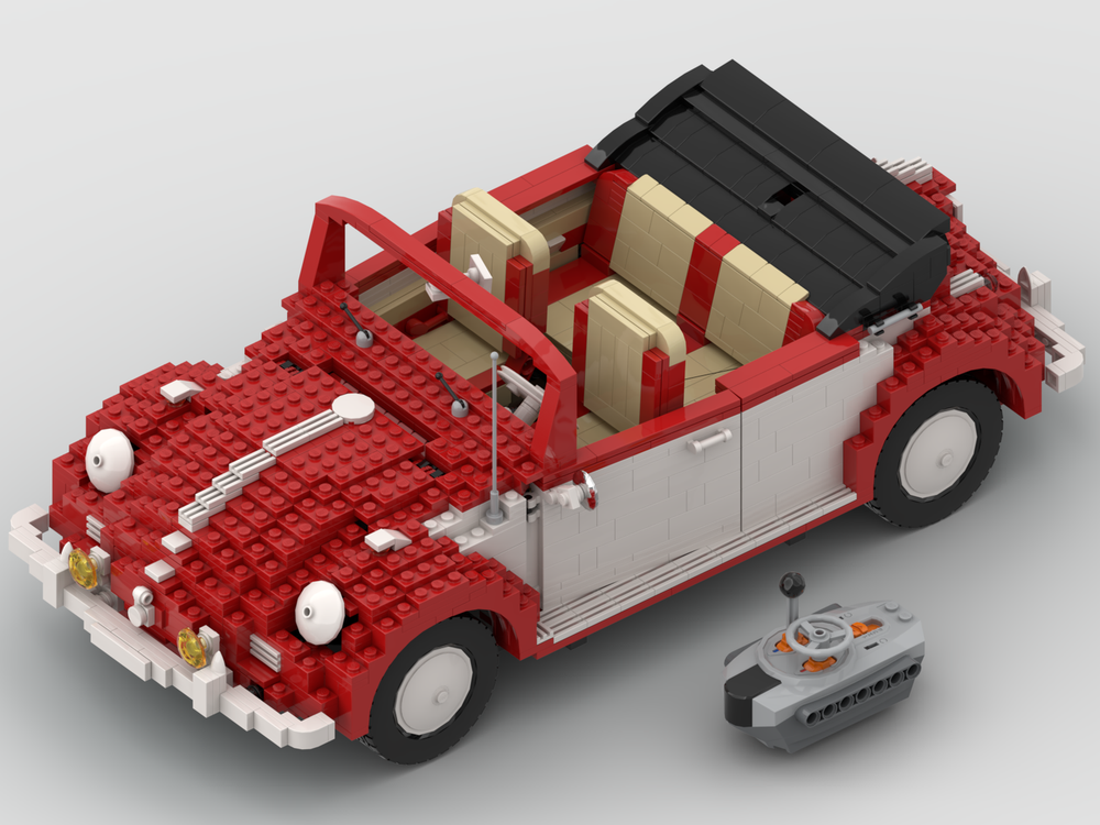 Lego VW beetle convertible with power functions