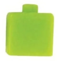 Pen Bead, Square / Lime