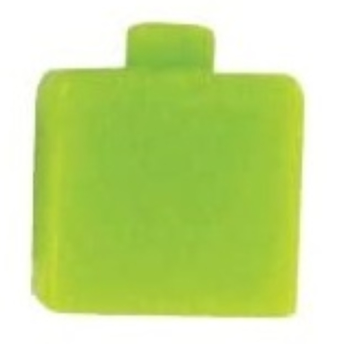 Lego Pen Bead, Square / Lime