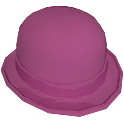Hat, Bowler / Magenta