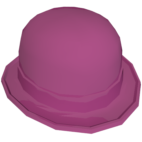 Lego Hat, Bowler / Magenta