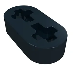 Technic Beam 1 x 2 Thin / Black