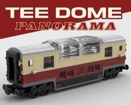TEE Dome Car [6 Wide] [Tan/Red]