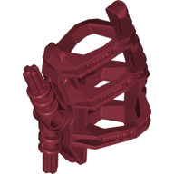 Lego Large Figure Weapon, Zamor Sphere Holder / Dark Red