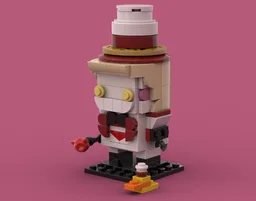BrickHeadz of Lucifer from Hazbin Hotel