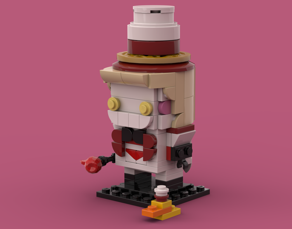 Lego BrickHeadz of Lucifer from Hazbin Hotel