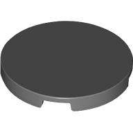 Lego Tile Round 3 x 3 / Dark Bluish Gray