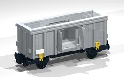 4-Wheel Open Wagon (SNOT, light gray)