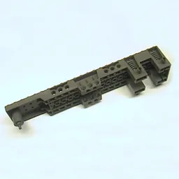 Vehicle Base, Trailer 4 x 24 x 3 1/3 / Dark Gray