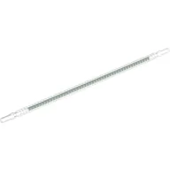 Flexible Ribbed Hose 8mm Ends 19L with Dark Green Centre Pattern / Trans-Clear