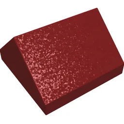 Brick Sloped 45° 2 x 2 Double / Dark Red