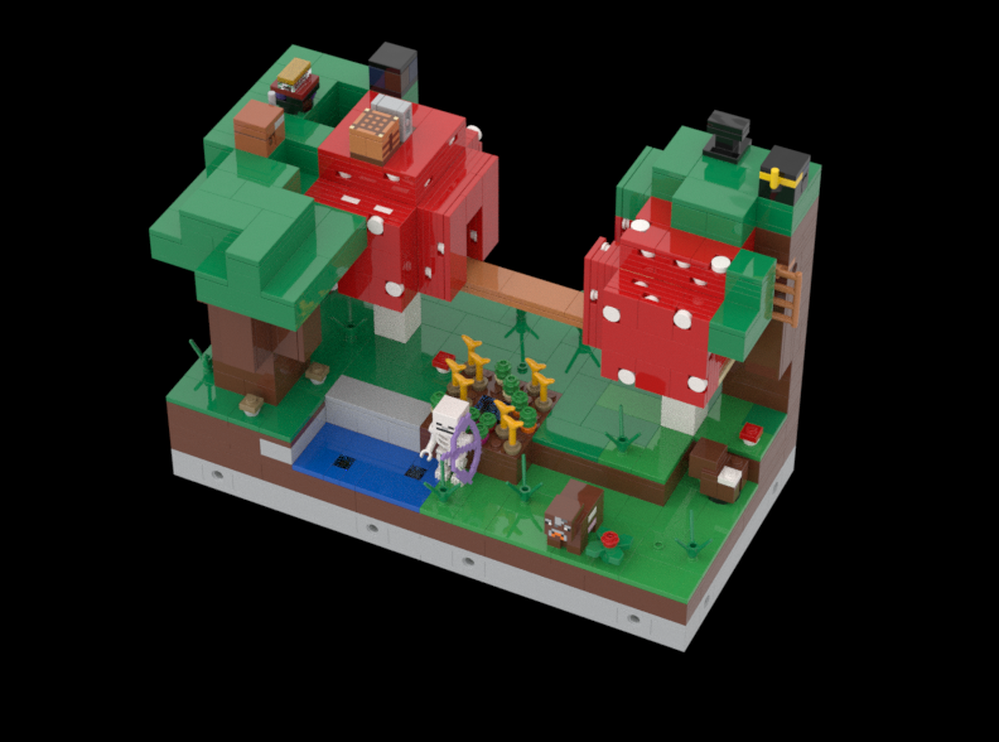Lego The Mushroom House- Upgrade